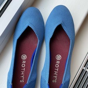 Rothy’s Indigo Mini Stripe Sz 10 (retired color!)